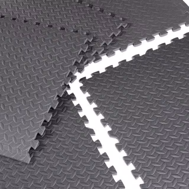 Nicoman Grey EVA Foam Floor Protective Tiles, 28 Pack