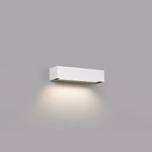Netlighting Lako Integrated LED Up & Down Wall Light, White, 3000K, IP65 – 2