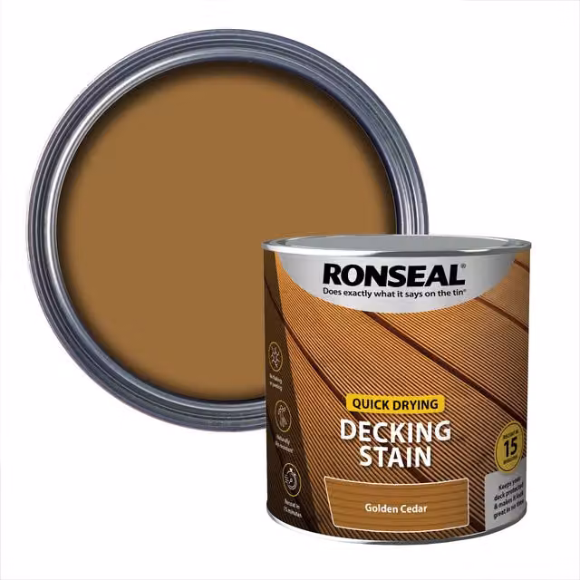 Ronseal Decking Stain in Red Cedar, 2.5L – 2