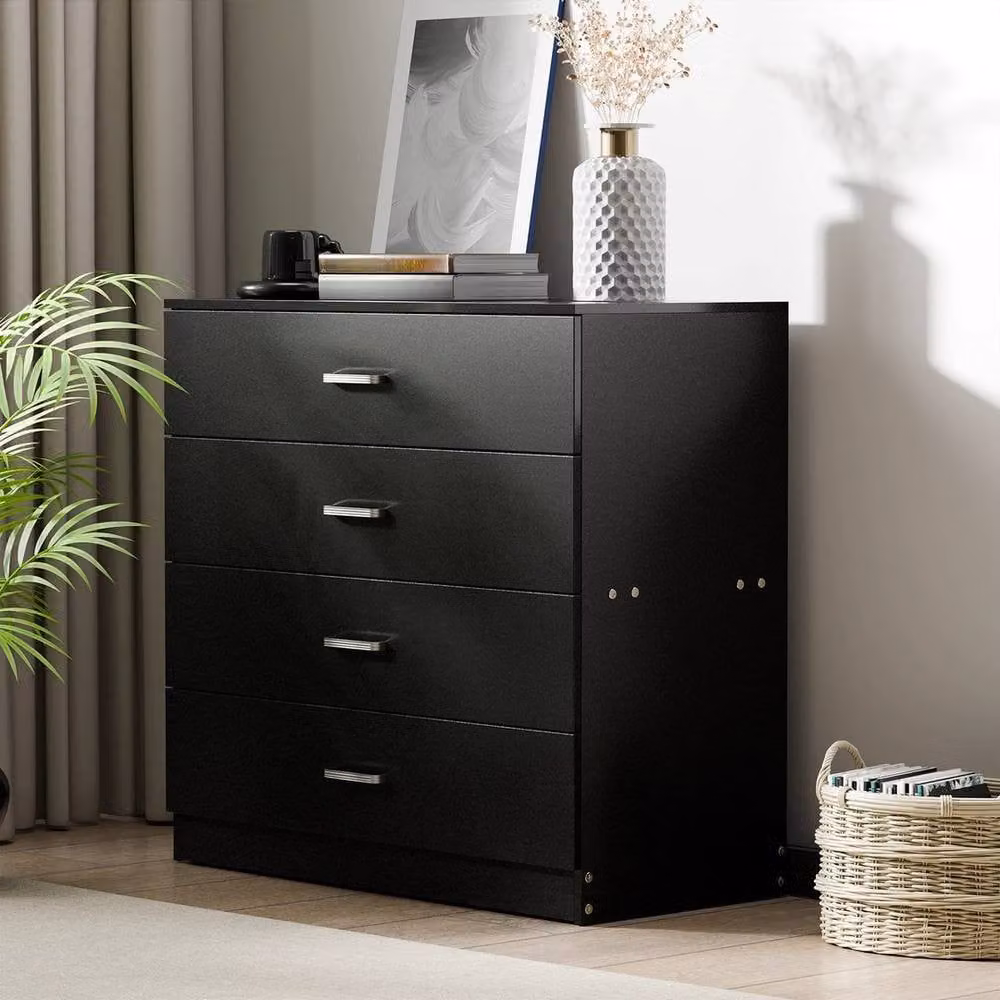 FORGEVIO Modern Black Matt Chest of Drawers for your Bedroom – 3