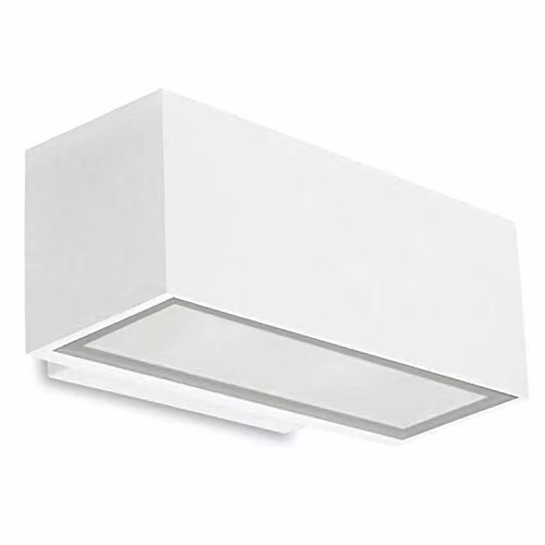 Netlighting Afrodita LED Outdoor Small Wall Light Grey White IP65