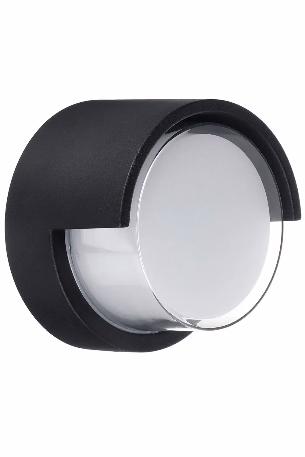 CGC Lighting Sophia Modern LED Wall and Ceiling Outdoor Bulkhead Light, Black and White, IP65 Waterproof – 6