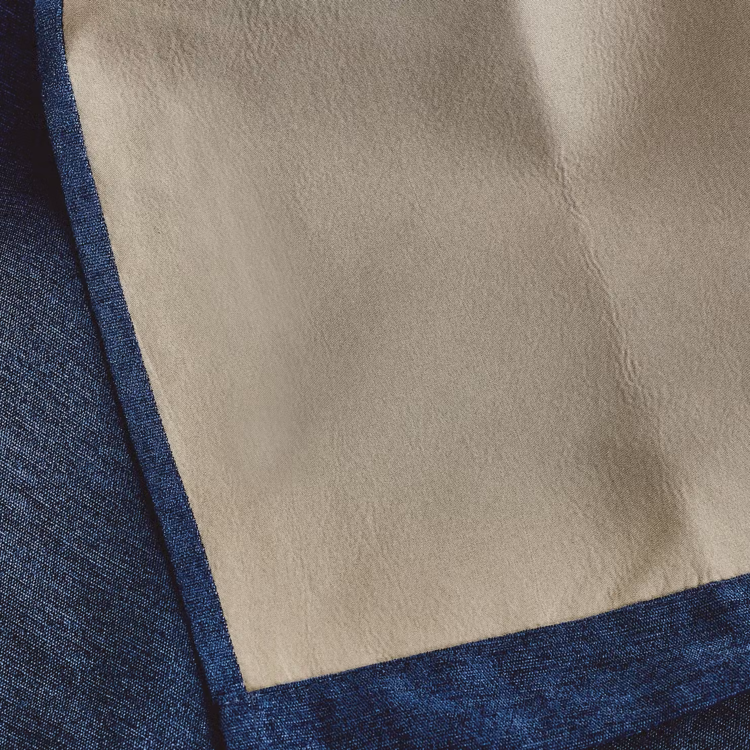 Luxor Living Blue Chenille Blackout Eyelet Curtains, Thermal Insulating Pair, Width: 168 cm, Drop: 183 cm – 4