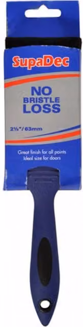 SupaDec No Bristle Loss Paint Brush in Blue