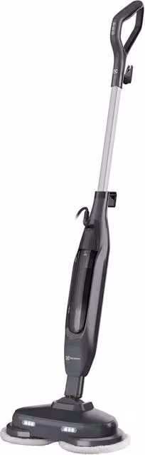 Electrolux Spin & Scrub 1500W Steam Mop for Hard Floors with LED Headlight, Grey