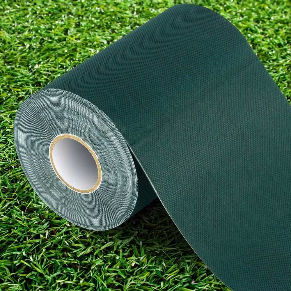 FLAVORA Green Self-Adhesive Waterproof Artificial Grass, W: 100 cm, D: 15 cm – 4