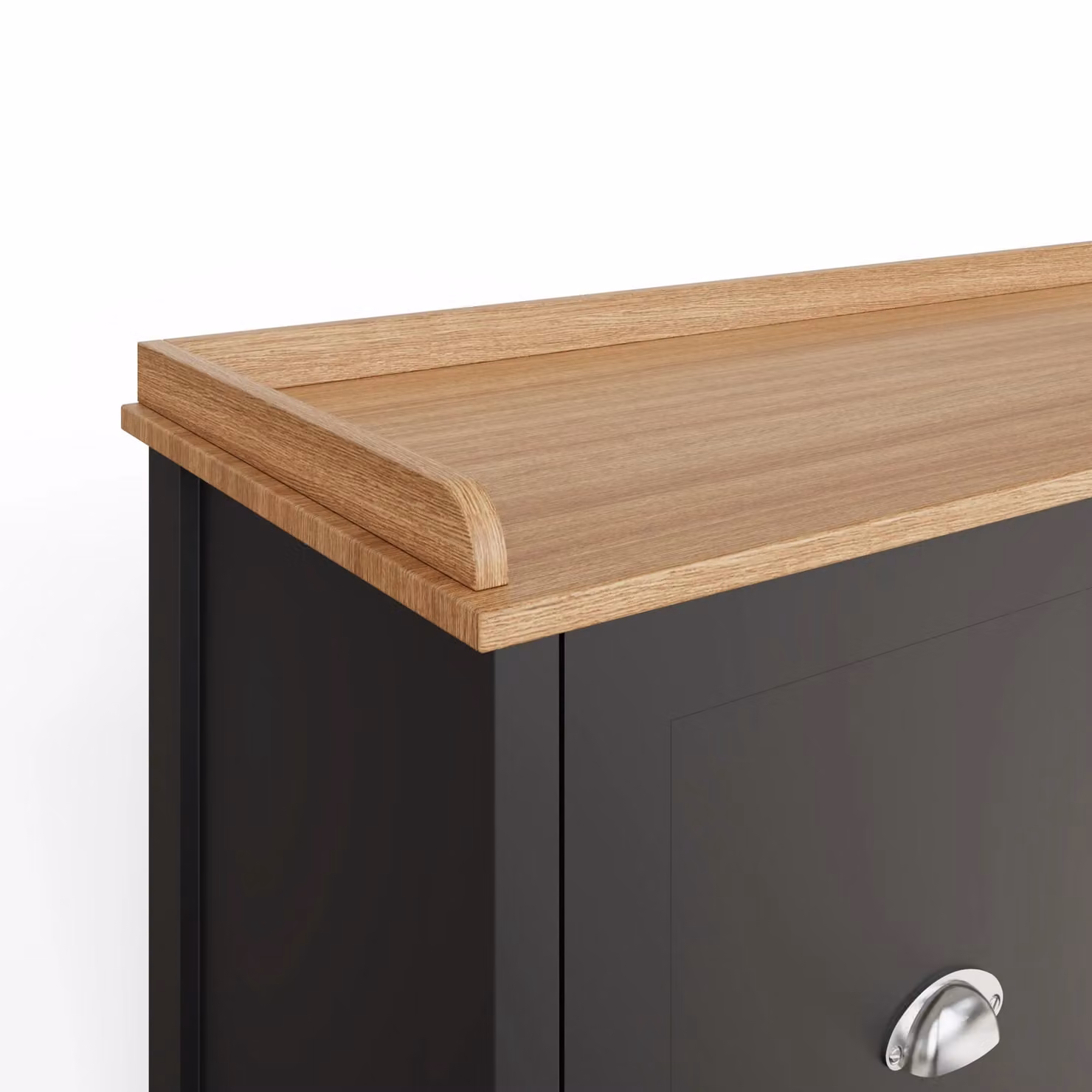 GFW Lancaster Modern Black 2 Door Shoe Bench – 4