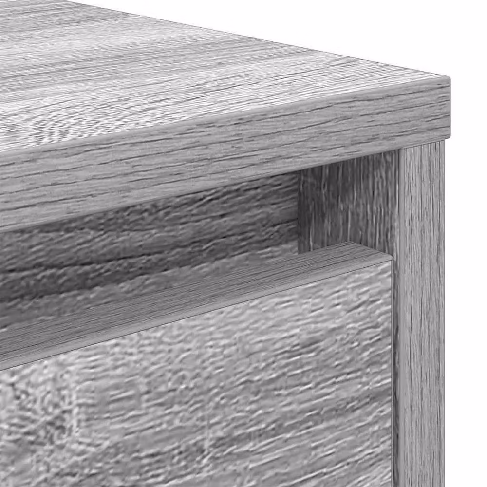Berkfield Home Decorative Coffee Table with Drawers, Grey Sonoma, W: 100 cm, D: 100 cm, H: 40 cm – 2