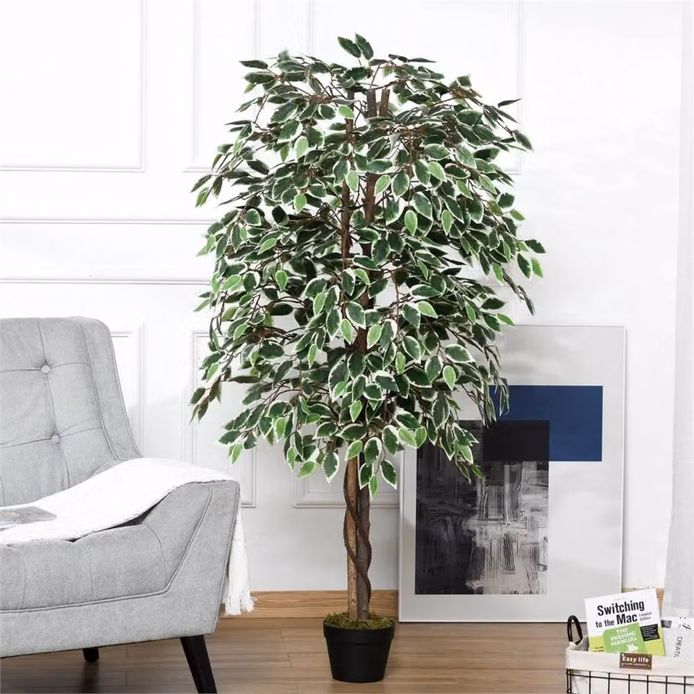 Nordara Outsunny 160cm Artificial Green Tree in Pot for Indoor Use – 2