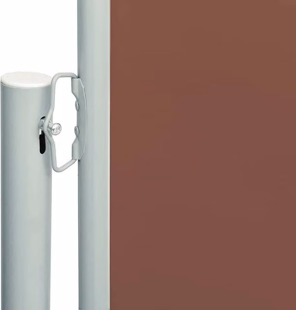 Berkfield Home Brown Retractable Side Awning with Polyester Fabric and Steel Frame, W/H: 600 x 180 cm – 1