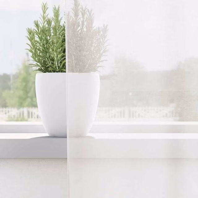 Berkfield Home White Voile Fabric Panel Curtains with Tabs, 2 Pack, W: 140 cm, H: 175 cm