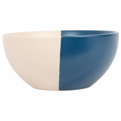 Nicola Spring Blue Dipped Stoneware Cereal Bowl – 1