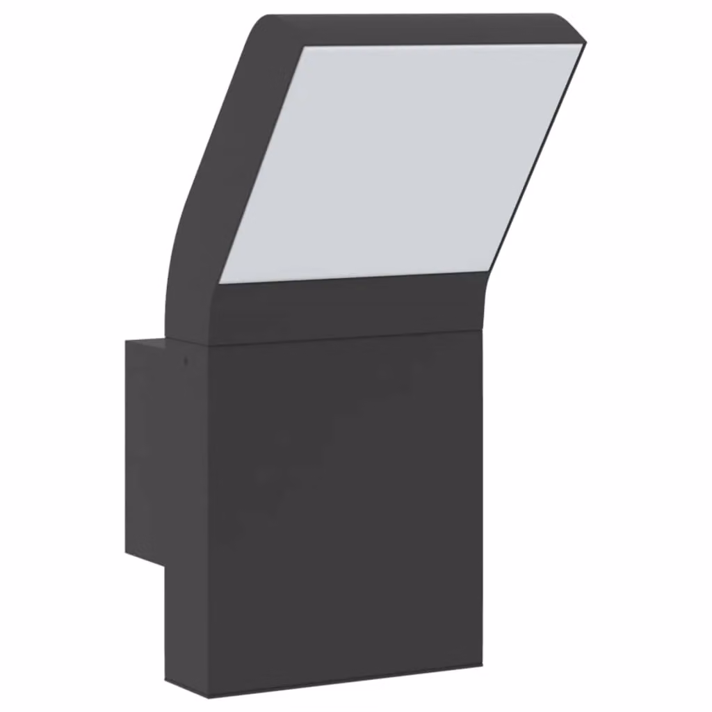 Berkfield Home Outdoor LED Wall Lights, 2 Pack, Black Die-cast Aluminium – 3