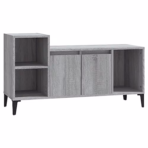 vidaXL Modern TV Cabinet in Grey Sonoma Finish