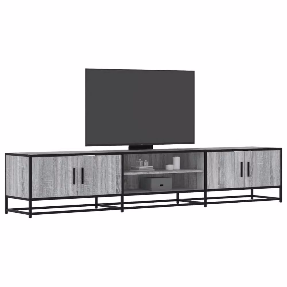 Berkfield Home Grey Sonoma TV Cabinet in Engineered Wood, W: 210 cm, D: 41 cm, H: 41 cm – 2