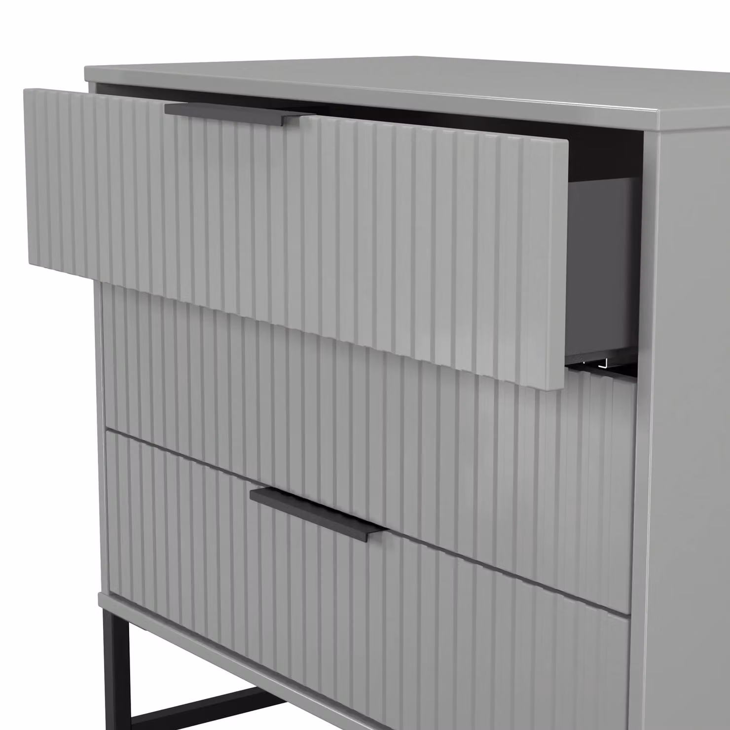 2 U Menai 3 Drawer Chest in Dark Grey – 4