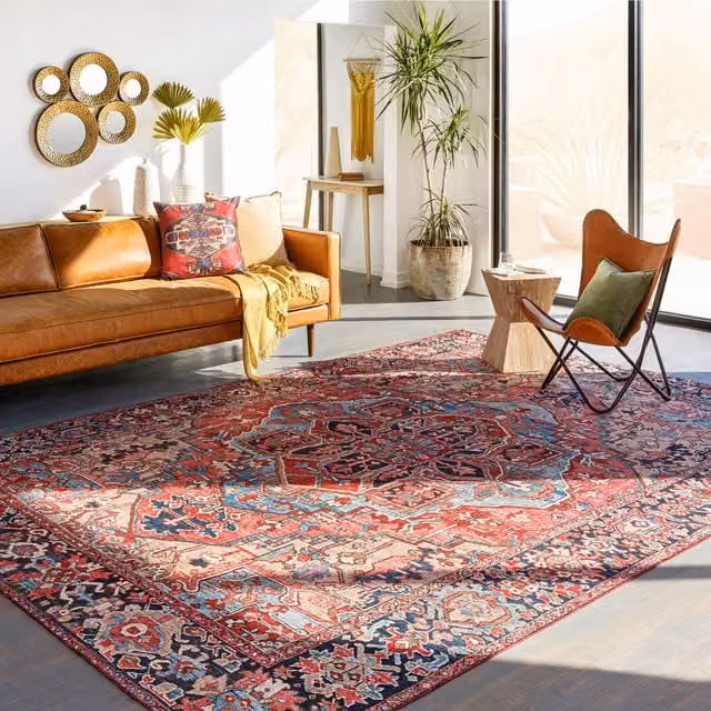 Livabliss Iris Vintage Boho Traditional Multicolour Rug W: 200 cm, L: 275 cm
