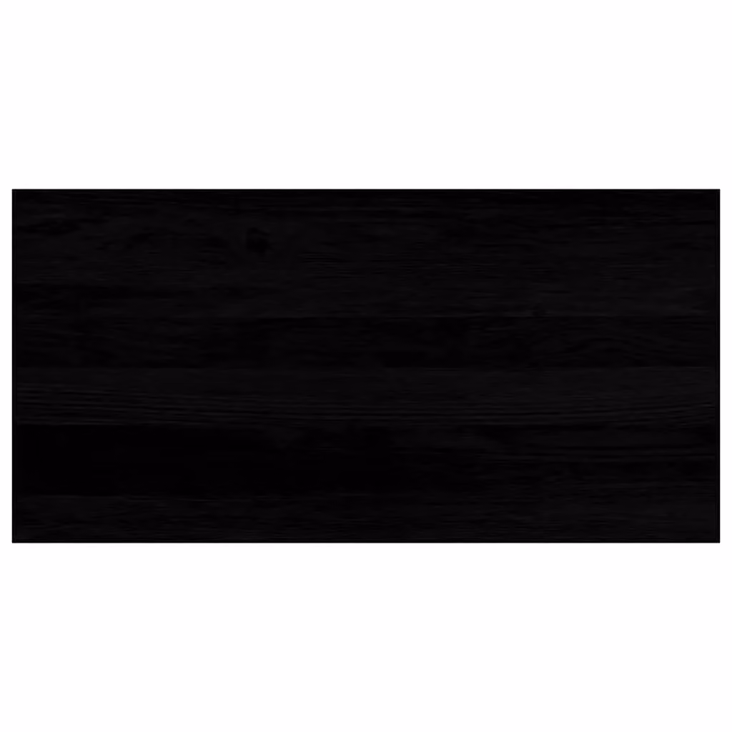 Berkfield Home Solid Oak Wood Window Sills, 2 Pack, Dark Brown, W: 80 cm, D: 40 cm, H: 2 cm – 4