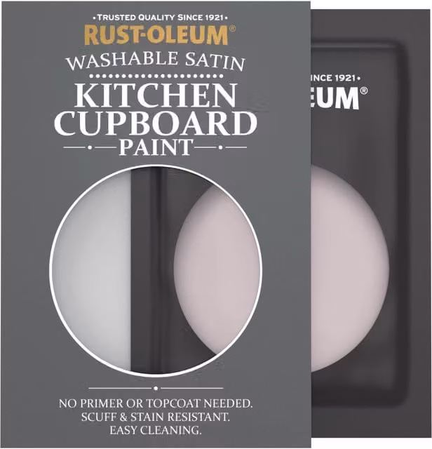 Rust-Oleum Kitchen Cupboard Satin Finish Tester Sachet in Lilac Wine Purple, 10ml