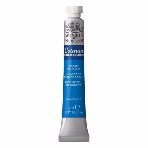 Winsor & Newton Cotman Water Colour Tube, Cobalt Blue, 8ml – 1