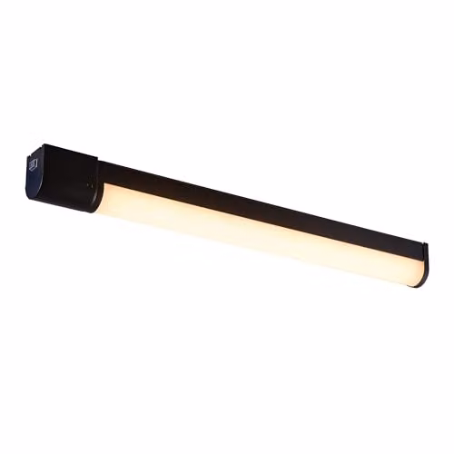 Nordlux Malaika LED Wall Light in Black Metal for Bathrooms, IP44, 3000k Warm White, Mains Powered