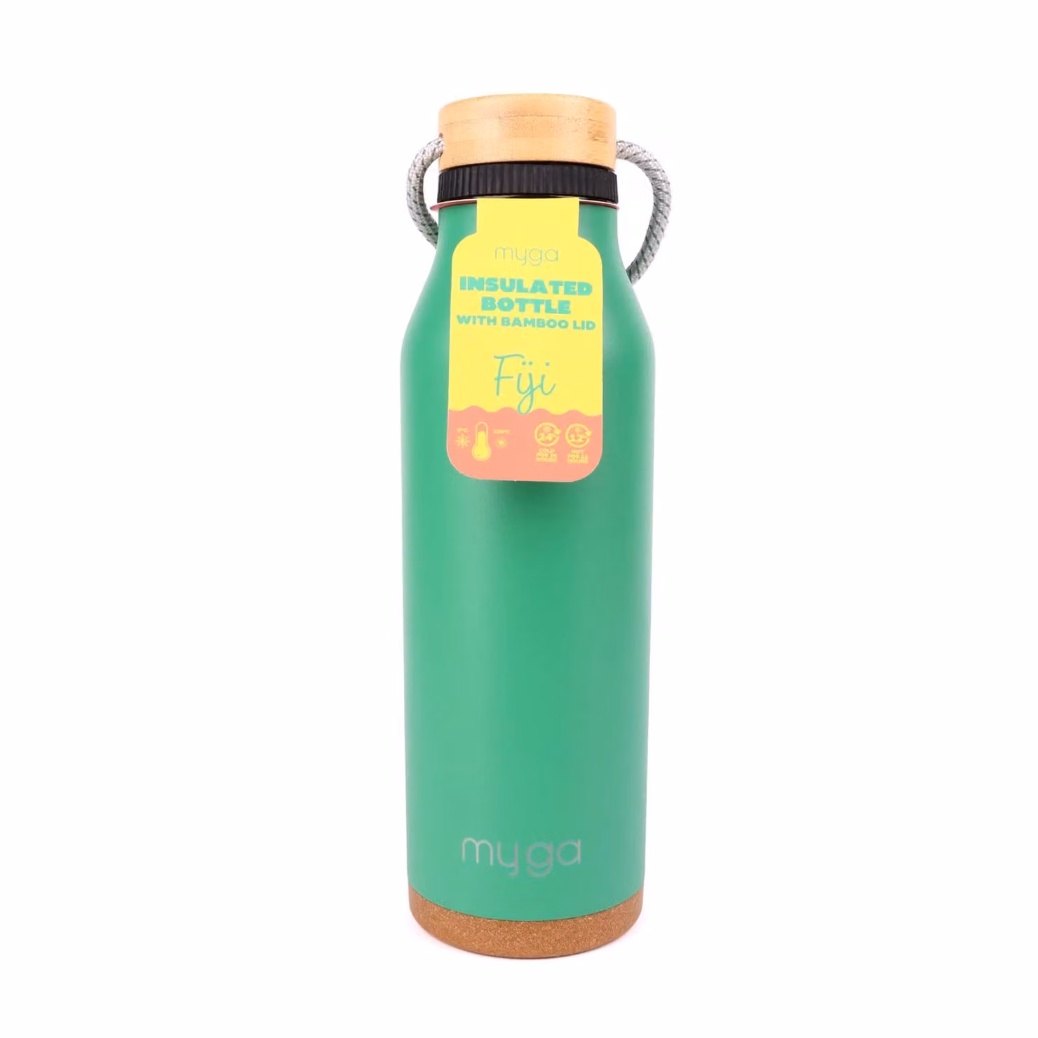 Myga 700ml Fiji Insulated Water Bottle - Green – 2