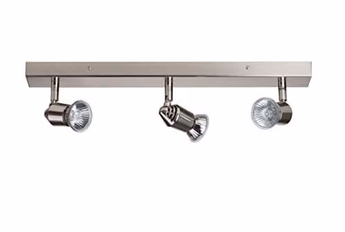Netlighting Bomba 3 Adjustable LED Spotlight Bar in Grey Aluminium with Glass