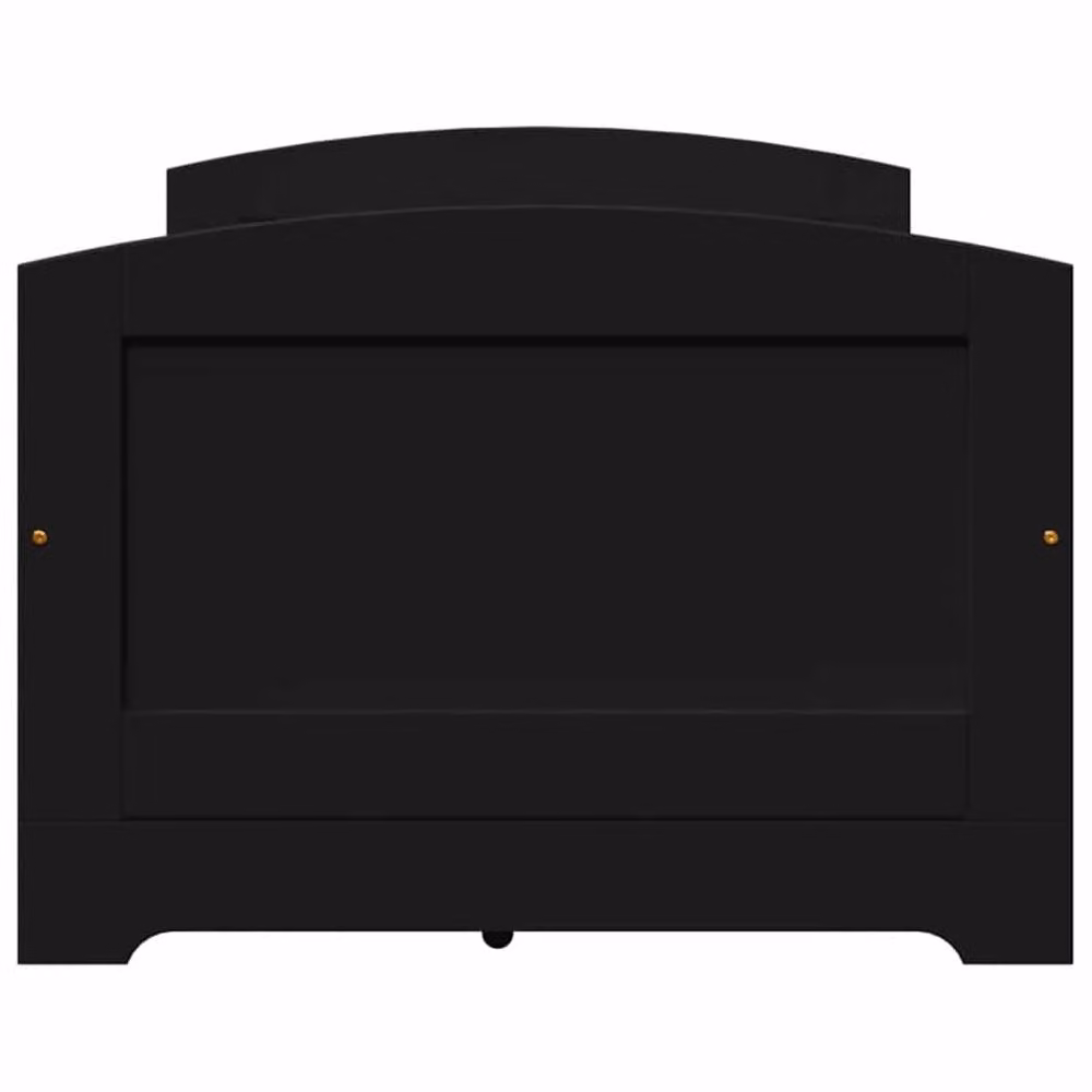 Berkfield Home IRUN Day Bed with 5 Drawers in Black Solid Pine Wood, W/D/H: 90 x 200 cm – 4
