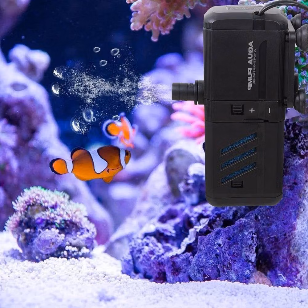SPETLEK 4 in 1 Aquarium Fish Tank Filter Water Pump, 500L/H, Black – 5