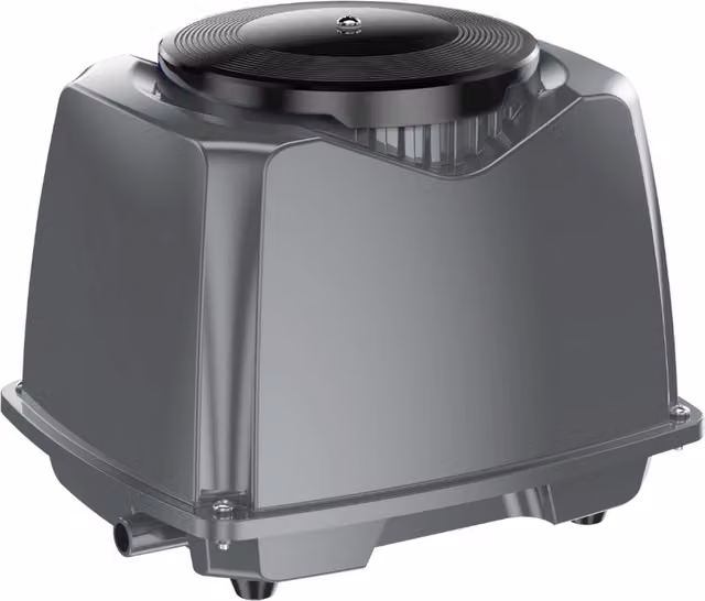 AllPondSolutions Outdoor Pond Air Pump, 90W, Blue and Grey