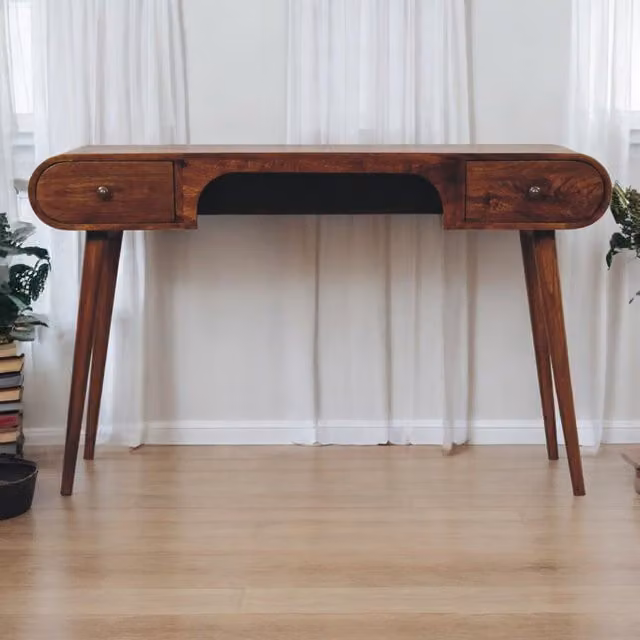 Artisan Furniture Mango Wood Writing Desk in Brown