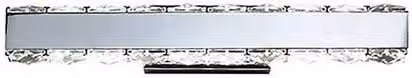 Netlighting Galaxy Horizontal LED Wall Lamp in Polished Chrome and Grey Crystal – 1
