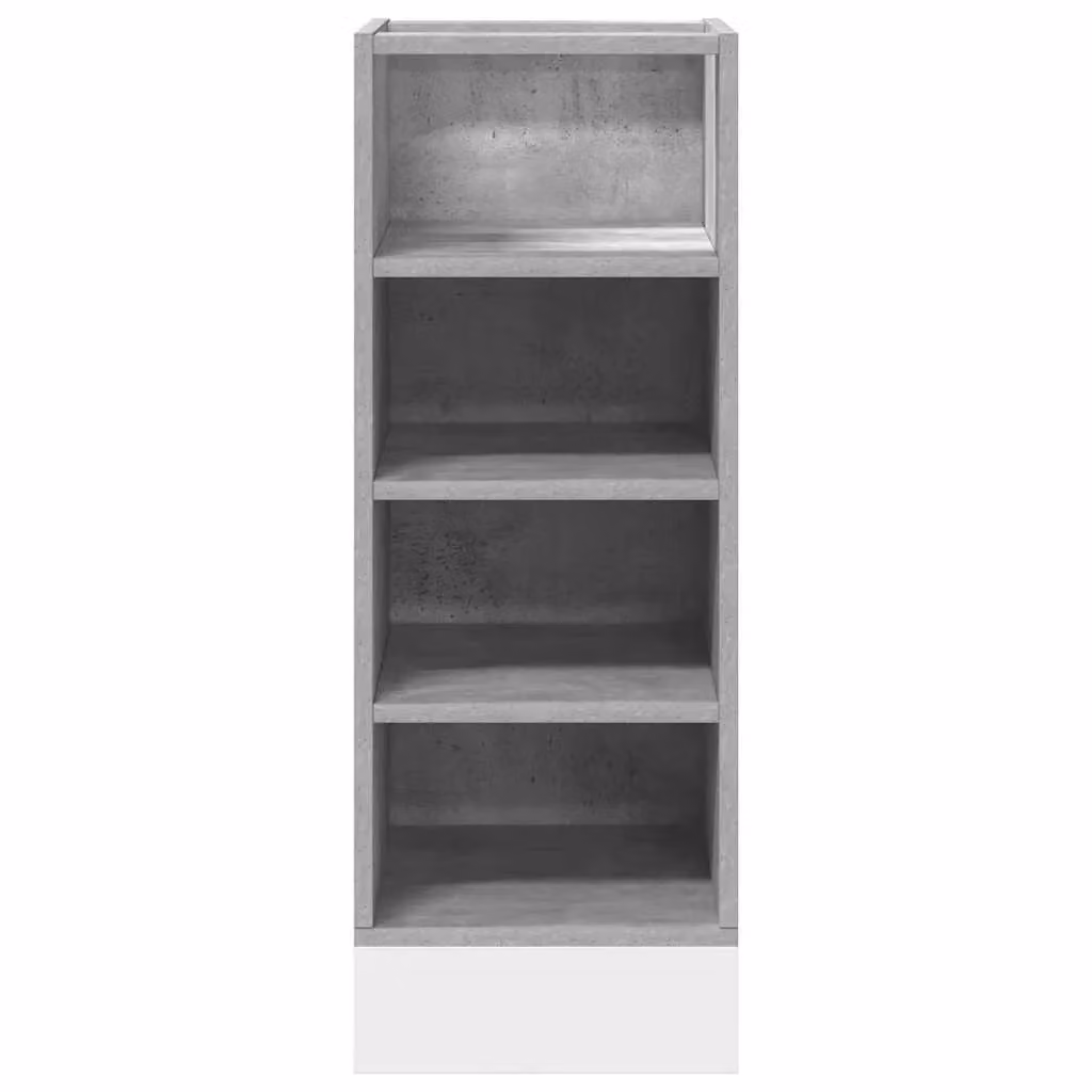 Berkfield Home Modern Matt Grey Kitchen Base Unit with Hinged Doors and Internal Shelves, W/D/H: 81.5 x 44 x 44.5 cm – 2