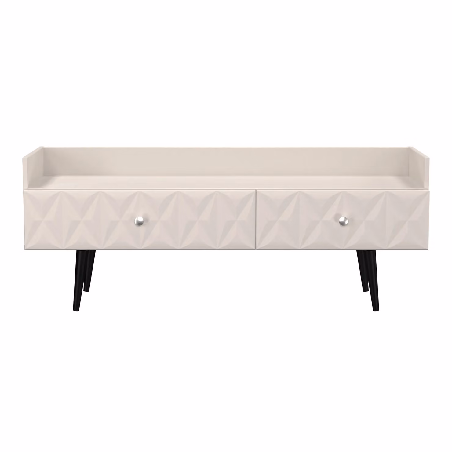 Ready Assembled 2 U Toledo 2 Drawer Coffee TV Unit in Taupe – 2
