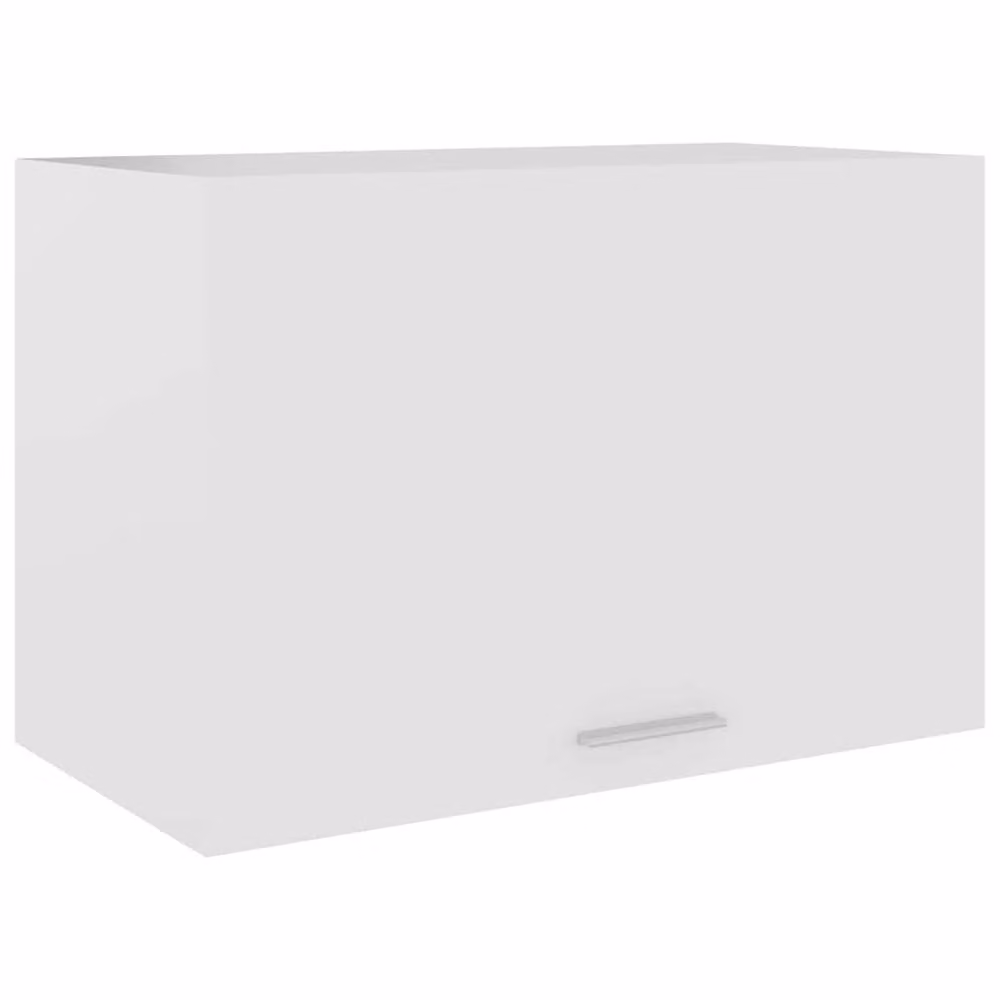 Berkfield Home White Wall Mounted Hanging Kitchen Cabinet with Hinged Doors and Internal Shelves W/D/H: 60 x 31 x 40 cm