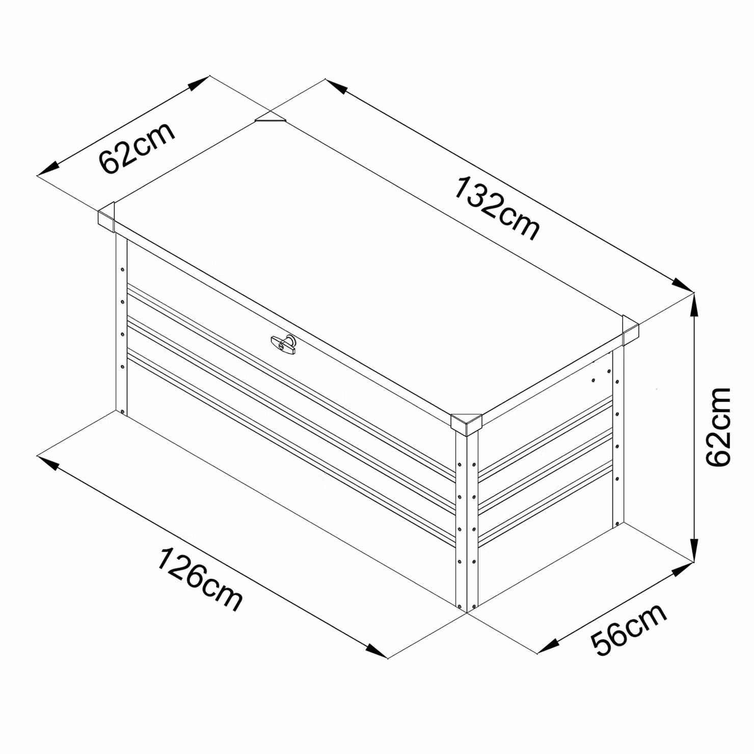 Agadon Metal Cushion Box in Matt Dark Grey – 4
