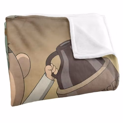 LOGOVISION Over The Garden Wall Potatoes And Molasses Super Soft Silky Touch Fleece Throw Blanket, Multicolour, W: 91 cm, D: 147 cm – 2
