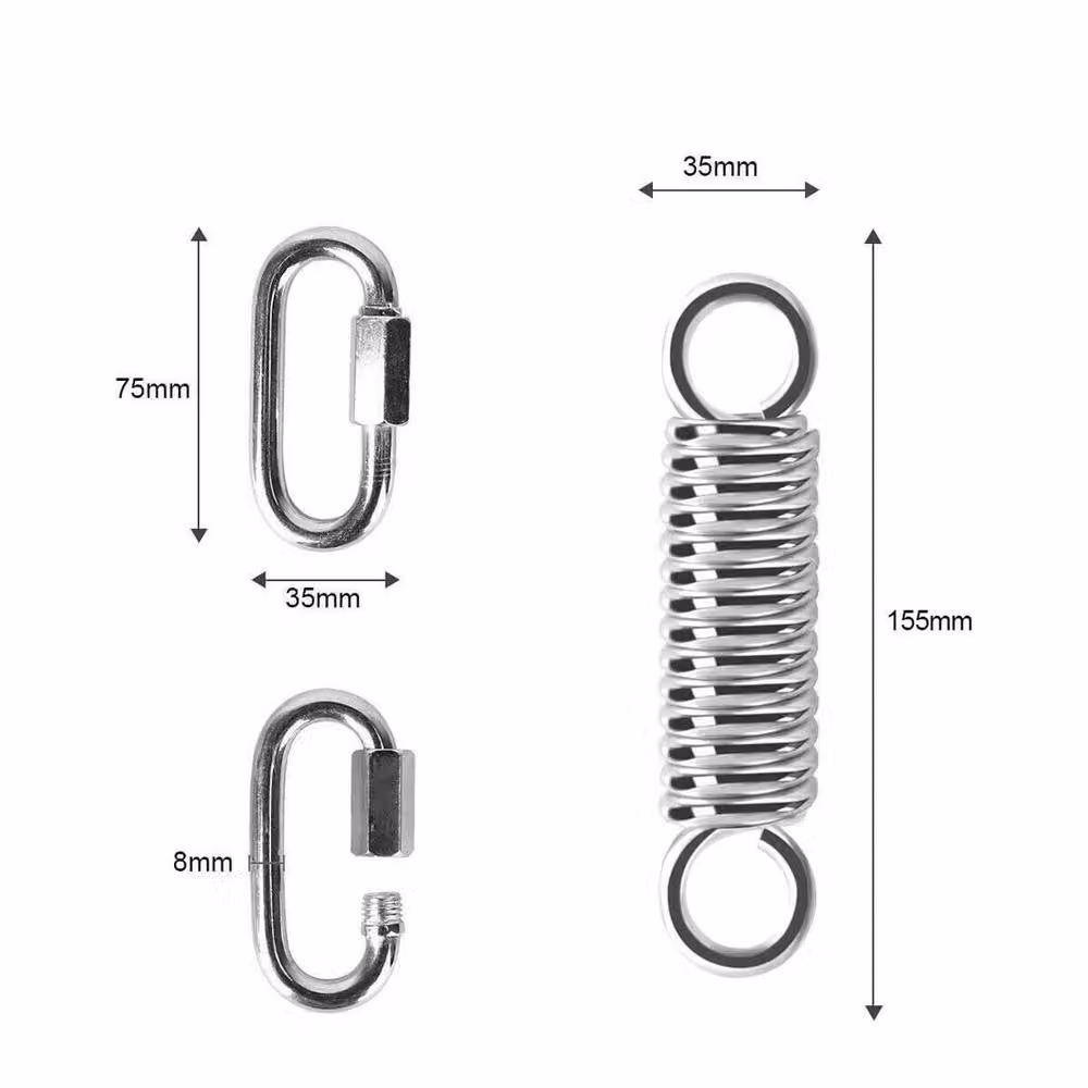 SPETLEK Heavy Duty Stainless Steel Hammock Ceiling Hook in Silver – 2