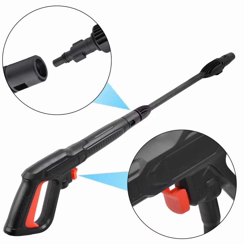 EONLION Lance Variable Nozzle Sprayer Jet with 15m Hose in Black – 3