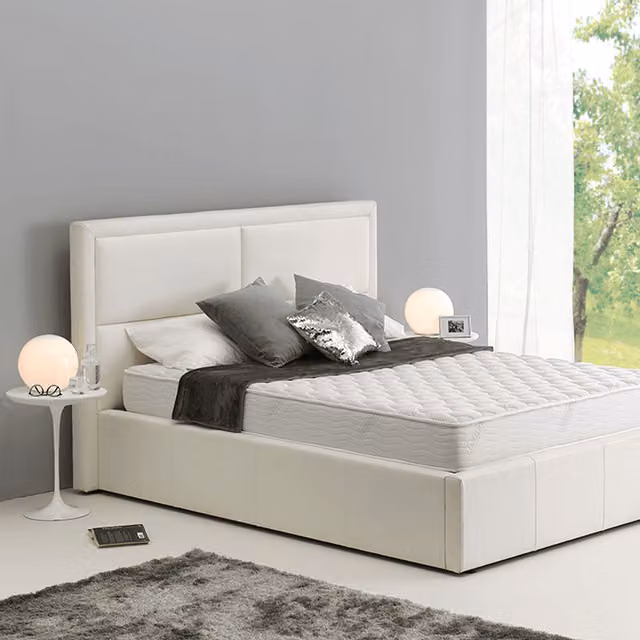 Dormeo Silver Antibacterial Memory Foam Mattress, White and Silver, W/D/H: 90 x 200 x 14 cm