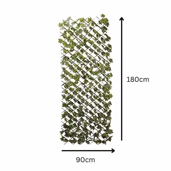 Marco Paul Artificial Lemon Leaf Wall Trellis Hedge in Green, W/H: 90 x 180 cm – 2