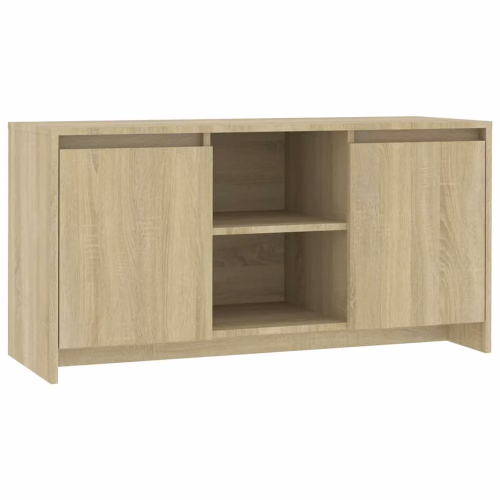 Berkfield Home TV Cabinet in Sonoma Oak, W/D/H: 102 x 37.5 x 52.5 cm – 3