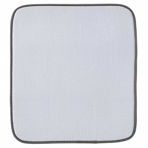 Premier Housewares White Absorbent Dish Drying Mat and Quick-Dry Kitchen Sink Pad