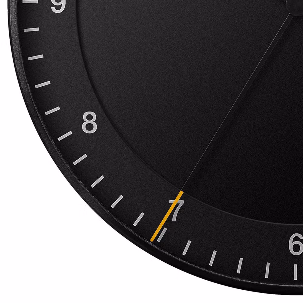 Braun Classic Silent Analogue Quartz Wall Clock in Black, Diameter: 30 cm – 3