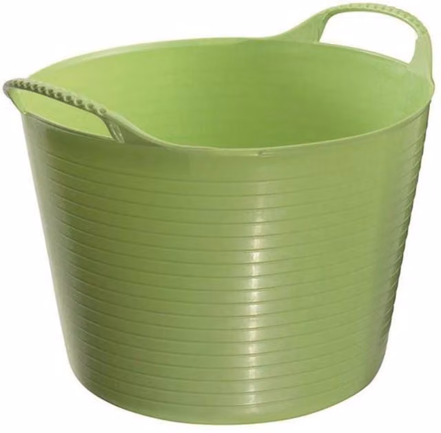 Red Gorilla Tub Trug Pistachio Medium 26L Green Plastic Garden Tub with Handles