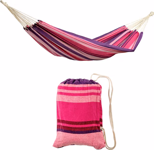 Amazonas Tahiti Ocean Candy Striped Pink Fabric Cotton-Polyester Blend Product