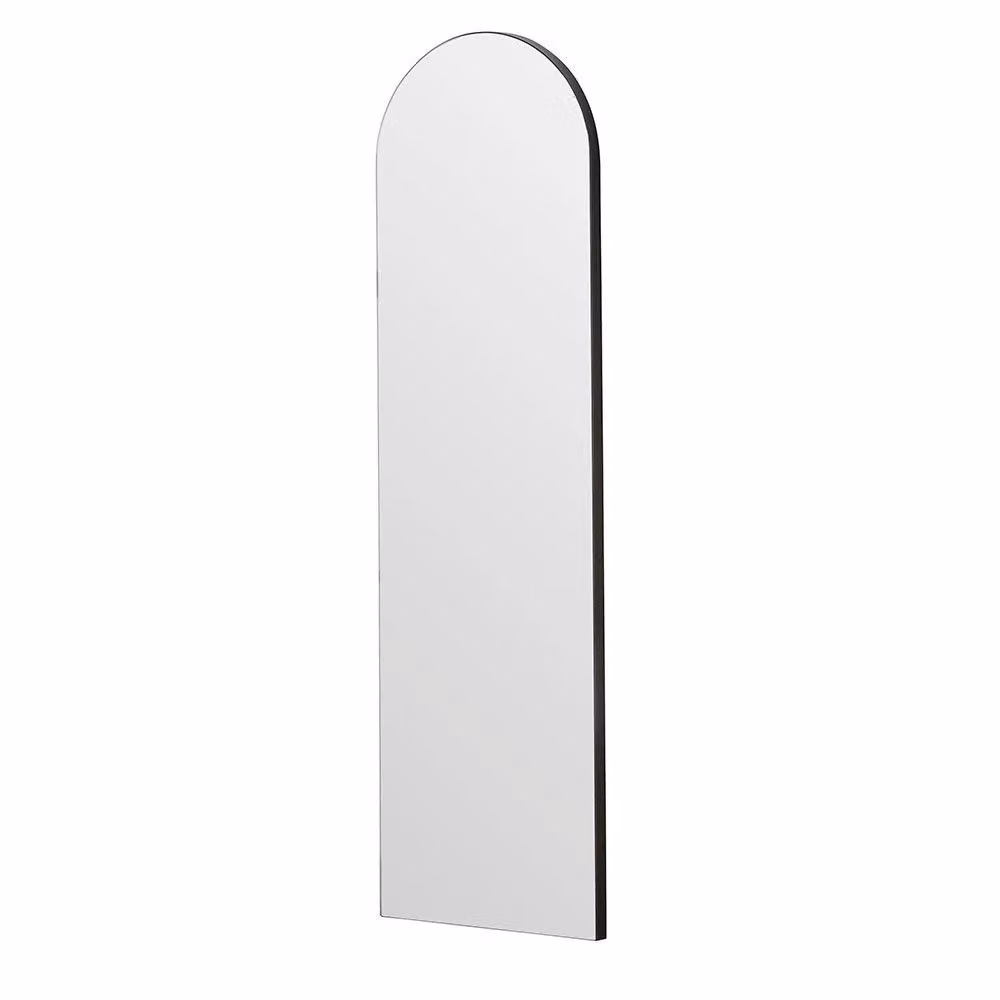 Yearn Mirrors Minimalist Black Arch Wall Mirror H: 100 cm, W: 30 cm – 2