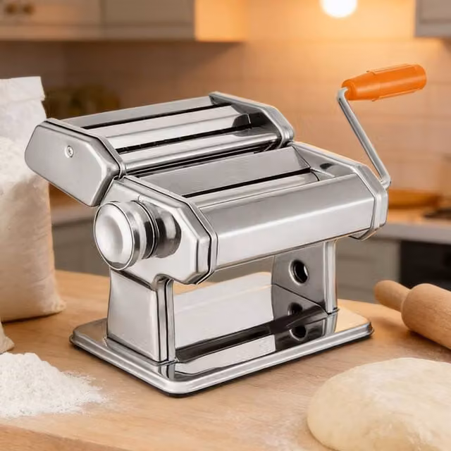 Ventryn 5-in-1 Stainless Steel Pasta Maker and Lasagne Spaghetti Tool in Silver – 1