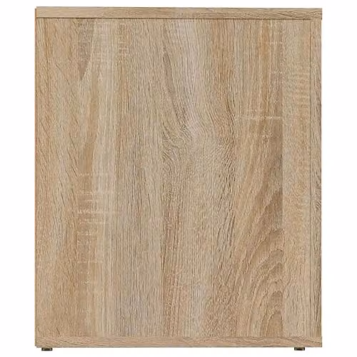 vidaXL Set of 2 Modern Bedside Cabinets in Sonoma Oak, W/D/H: 50 x 39 x 47 cm – 2