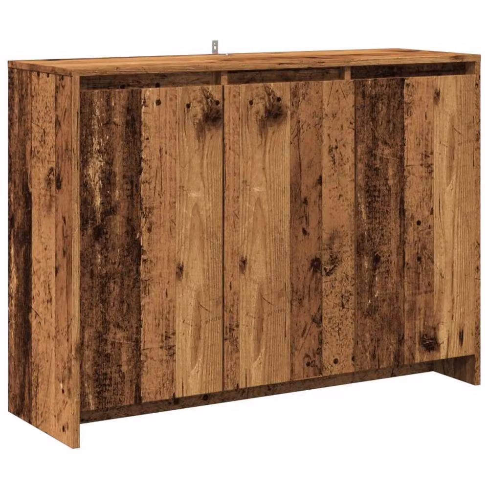 Berkfield Home Rustic Old Wood Sideboard in Brown, W/D/H: 102 x 33 x 75 cm – 3